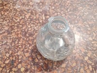 Crackle Glass Vase/Name Card holders