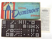 Vintage Wood Dominoes 
- Halsam Capitol