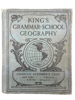 Antique Kansas Schoolbook King’s Grammar-School