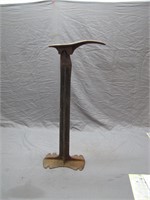 Antique Cast Iron Cobbler Shoe Form Repair Tool