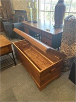 Art deco Cedar lined trunk