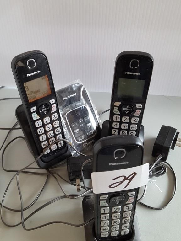 set of 3 Panasonic phones