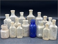 Vintage/Antique Glass Bottles 5.75” and Smaller