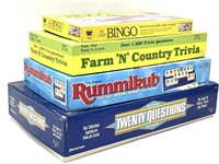 (4) Games : Bingo, Farm n Country Trivia,