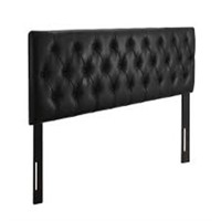 ABBYSON CAMILA BONDED LEATHER HEADBOARD,