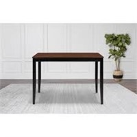 WOOD COUNTER HEIGHT TABLE-LIGHT BROWN