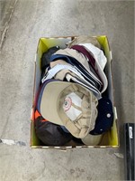 Large box of hats