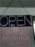 led open sign *see