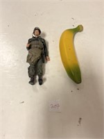 Army Man And Banana