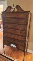 ENGLISH CHEST ON CHEST HIGHBOY