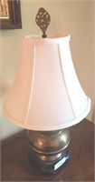 BRASS ORIENTAL URN STYLE LAMP
