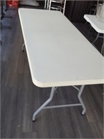nylon folding leg  table 70 x 30"