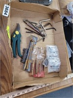 LOT OF TOOLS AND HARDWARE