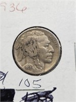 1936 Buffalo Nickel