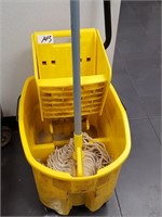 bucket and mop