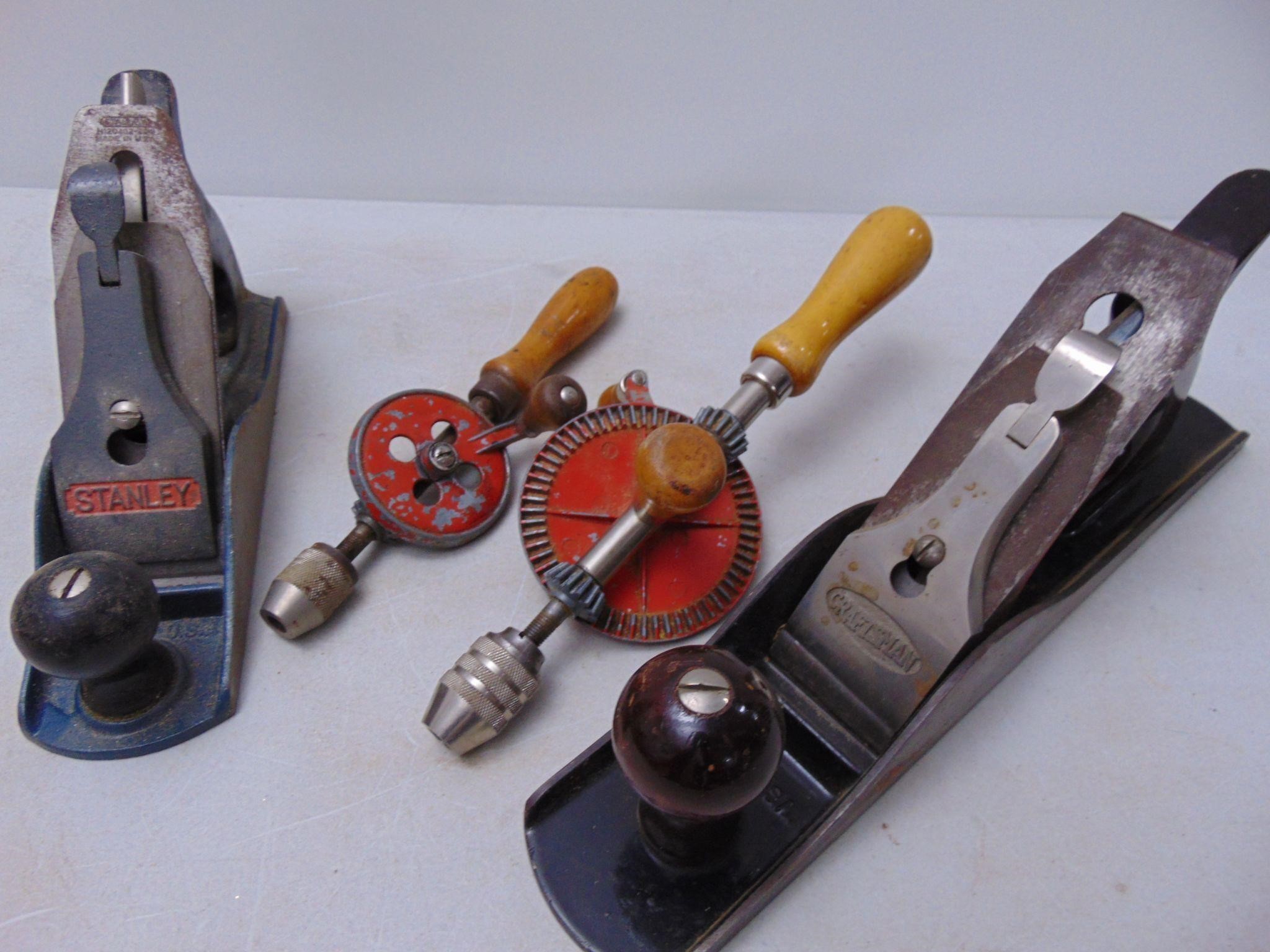 Vintage Hand Drills and Planes