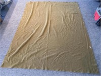 Vintage Wool Military Blanket 81” x 64”
(Holes