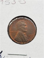 High Grade 1953-S Wheat Penny