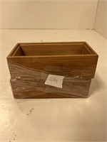 Small Bamboo Storage Box Set Of 2