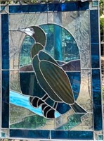 V - STAINED GLASS ART PANEL 18X15 (Y21)