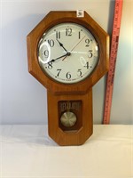 Regulator Oak Plank Road Clock