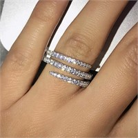 Infinity Jewelry Silver Plated Ring