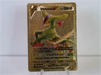 Pokemon Card Rare Gold Virizion V