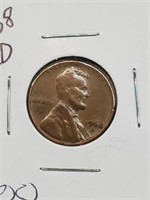 Better Grade 1968-D Lincoln Penny