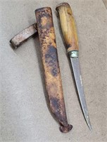 Japanese Fillet Knife & Leather Sheath