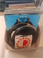 LOT DEAL OF RECORDS 33S, 45S, 78S MULYIPLE GENRES