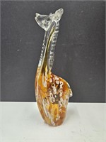 10 1/2" high Art Glass Giraffe