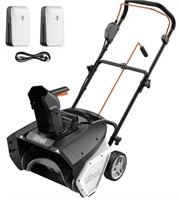 Litheli 2X20V Cordless Snow Blower, 20-inch Snow