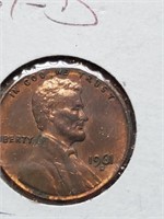 AU 1961-D Lincoln Penny