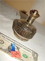 Miniature Burner Clear Glass Oil Lamp