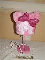 Disney Minnie Mouse Plush Pink Lamp