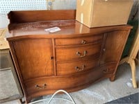 Antique beveled front dresser