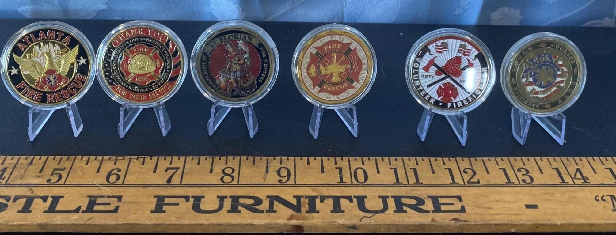 Fire Department Tribute Coins