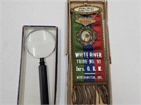White River Tribe # 91 & Magnifying Glass
