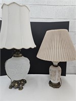 2 Table Lamps 28" & 38"