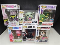 6 FUNKO POPS Gizmo & Peppa Pig +