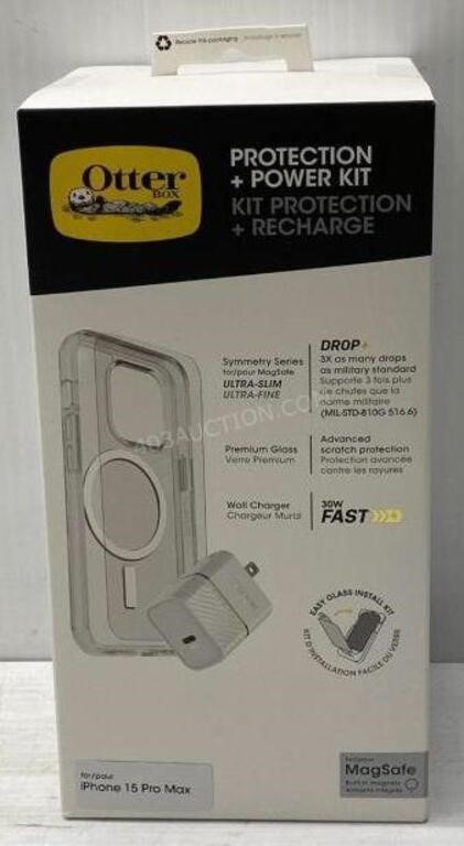 Otterbox iPhone 15Pro Max Protection+Power Kit NEW