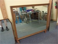 Oak Framed Mirror from a Dresser