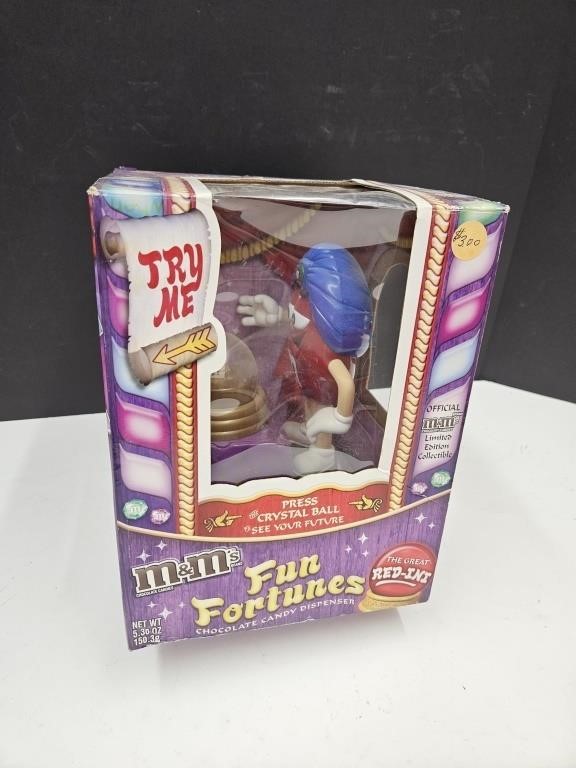 NIB M&M's "Fun Fortune" Candy Dispenser