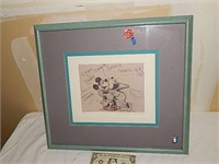 Disney "The Brave Little Tailer 1938" Sketch