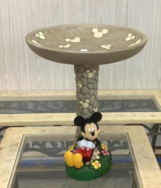 20x17" Resin Disney Mickey Mouse Bird Bath