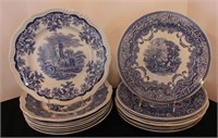 SPODE BLUE ROOM COLLECTION SERVICE PLATES