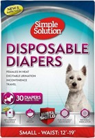 Simple Solution Disposable Dog Diapers for Female