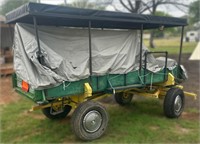 Horse pulled wagon