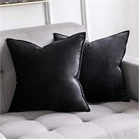 MIULEE Pack of 2 Decorative Velvet Throw Pillow