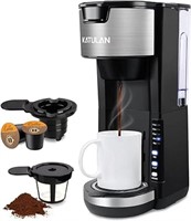 Single Serve Coffee Maker K Cup & Ground Coffee,